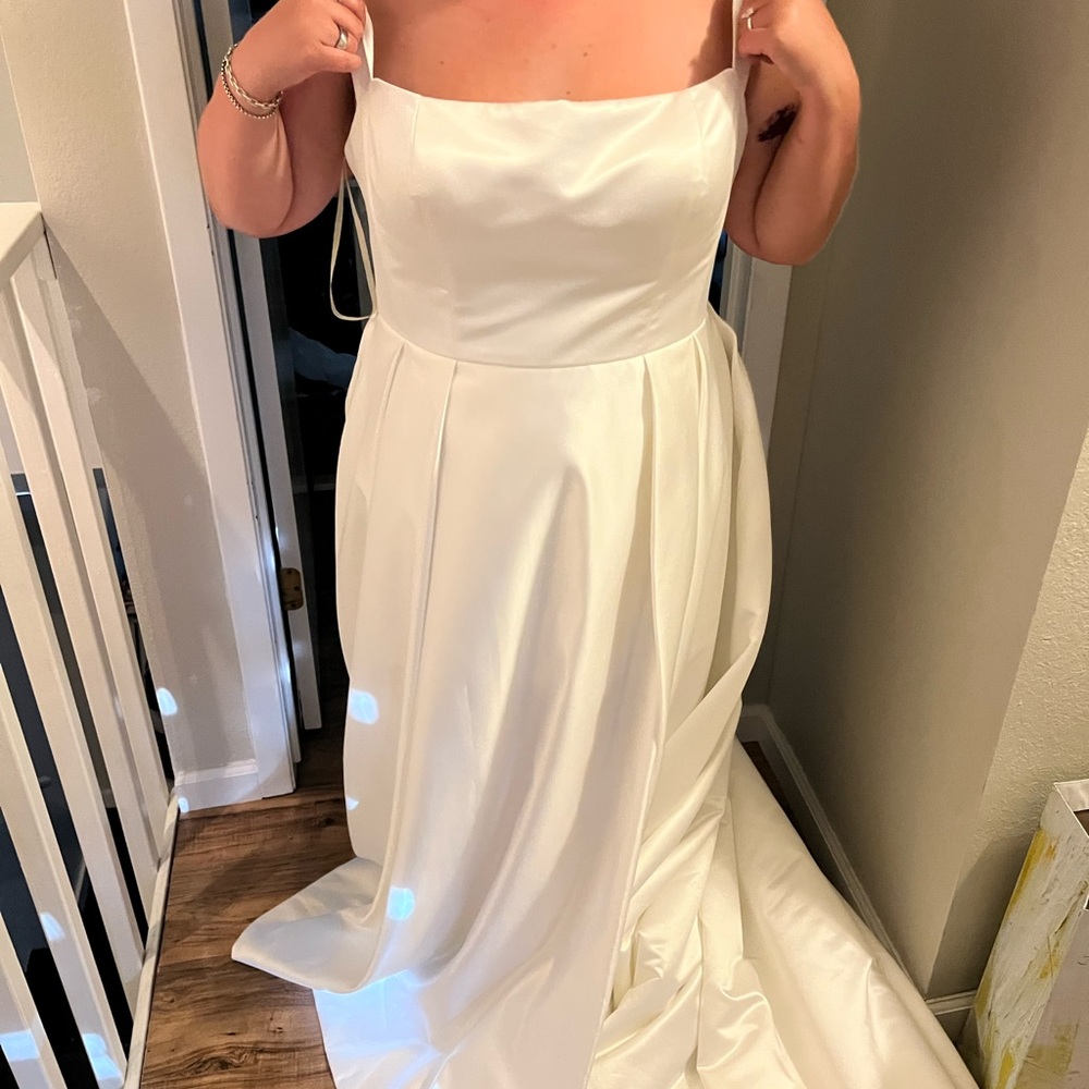 Anthropologie White Wedding Dress